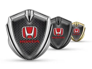 Honda Autoabzeichen Moderner Look High-End Metallstil
